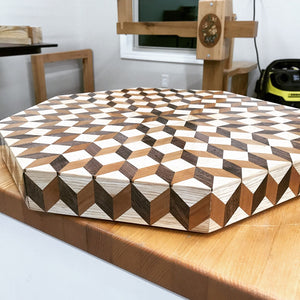 Carpenters Wheel Lazy Susan - Nedeljko Woodworks
